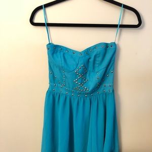 Turquoise dress